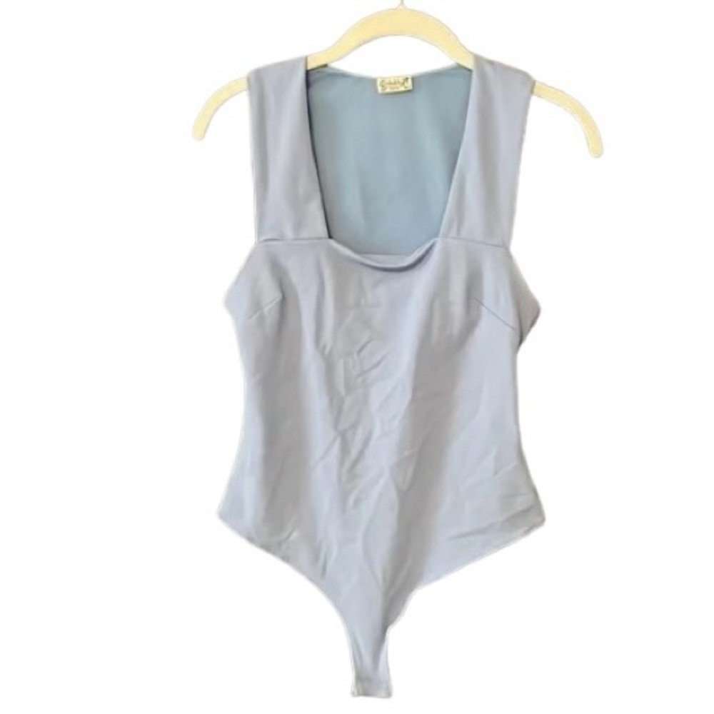 Free People Square Neck Thong Bodysuit